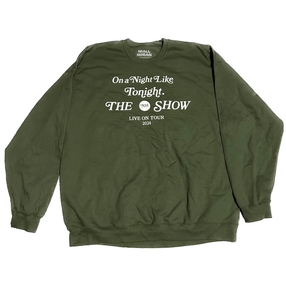 Niall Horan The Show green crewneck sweater